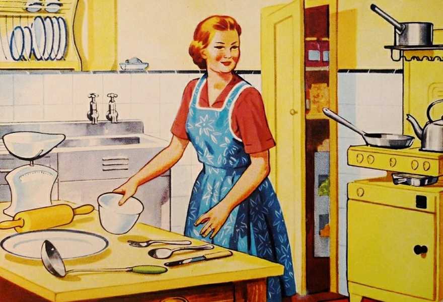 retro woman cooking by oberholster venita from pixabay